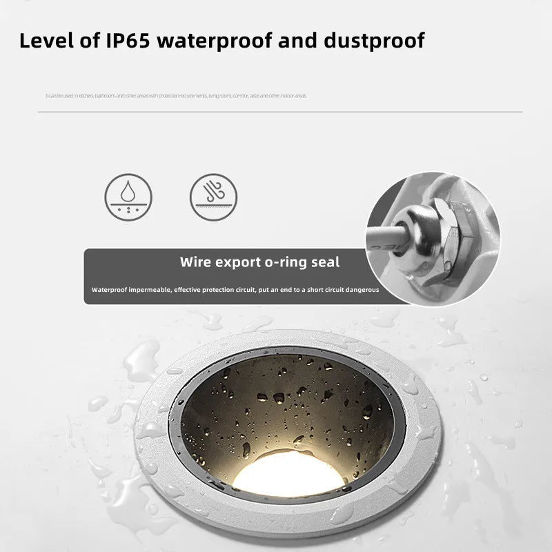 spot lumineux led étanche anti-éblouissement pour extérieur et intérieur - vue 5 sur 5