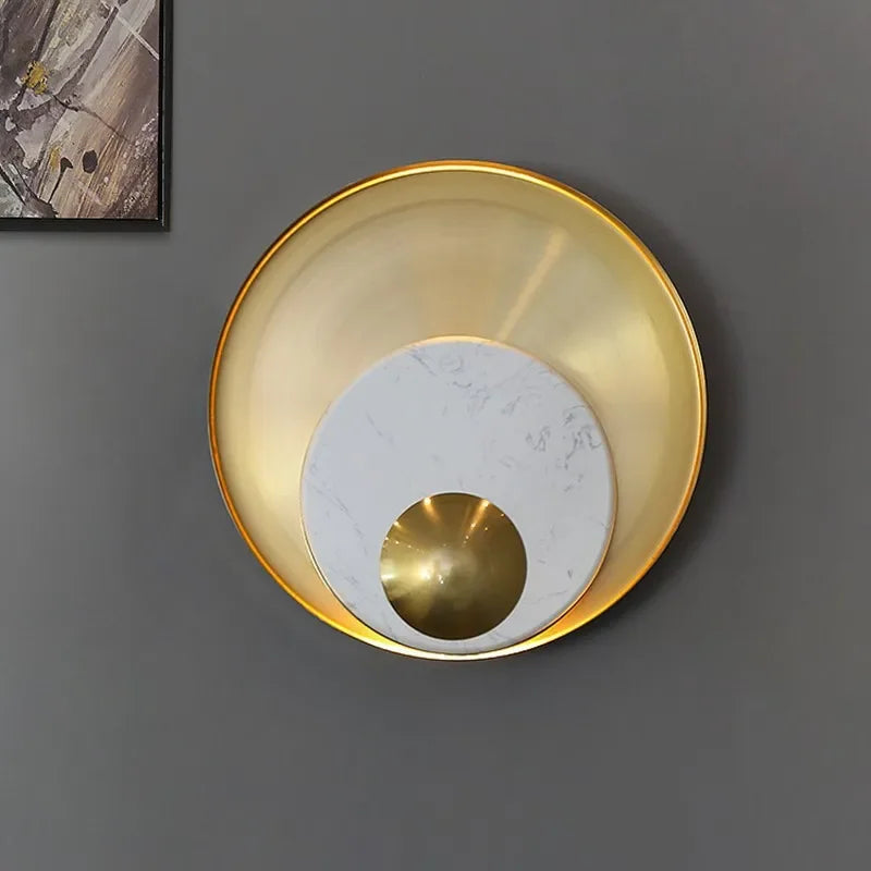 applique murale en pierre marbrée design moderne pour intérieur décoratif - vue 7 sur 8