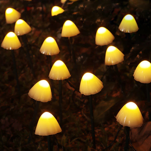 Lampe à gazon solaire champignon lampe à LED extérieure brillant sans électricité IP65 jardin décorer terrasse solaire étanche lumière de pelouse