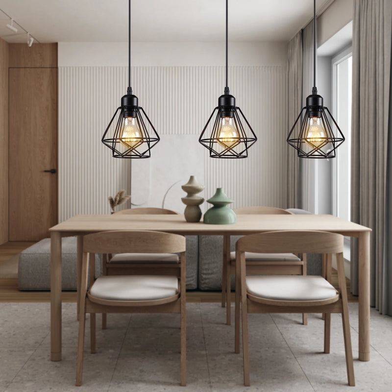 Suspension Nordique LED Spoutnik salle à manger salon chambre branche lumière créative luxe Simple E27 ampoule plafonnier
