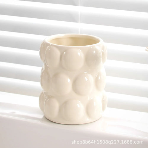 ensemble de tasses en céramique pour amoureux luxe accessoires salle de bain - vue 10 sur 9