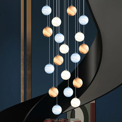 lustre boule coloré pour un éclairage moderne et élégant - vue 2 sur 14