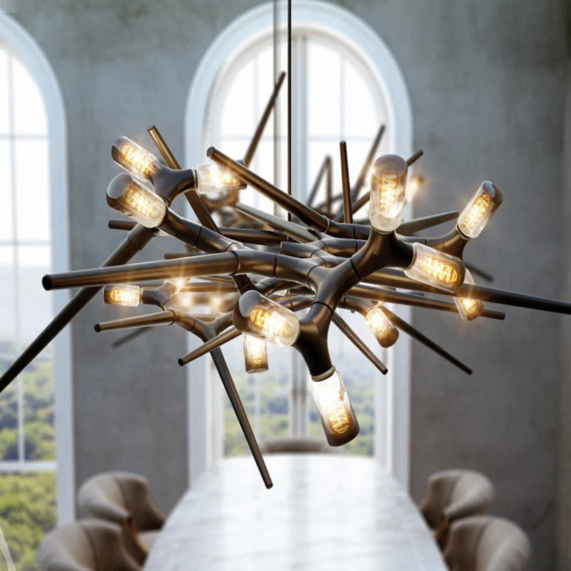 lustre led postmoderne roman de luxe pour hôtel - vue 3 sur 13