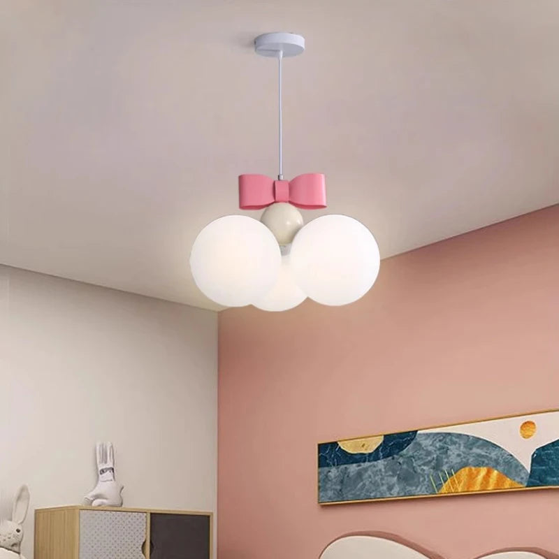 lustre romantique moderne simple pour chambre d'enfant princesse