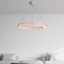 lustre art déco avec anneau pour éclairage suspendu réglable