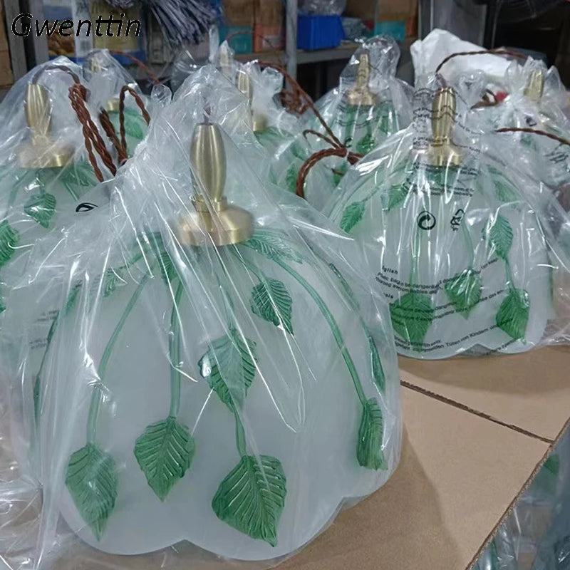 lustre européen en verre pour éclairage décoratif intérieur - vue 6 sur 7