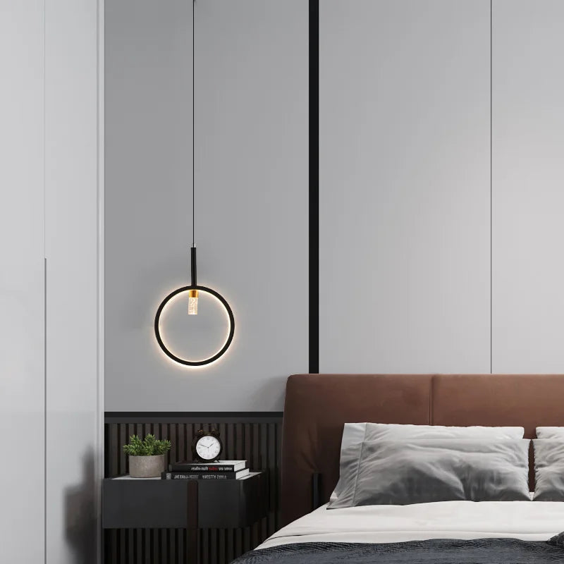 lustre moderne simple en forme trapézoïdale pour décoration intérieure - vue 5 sur 12