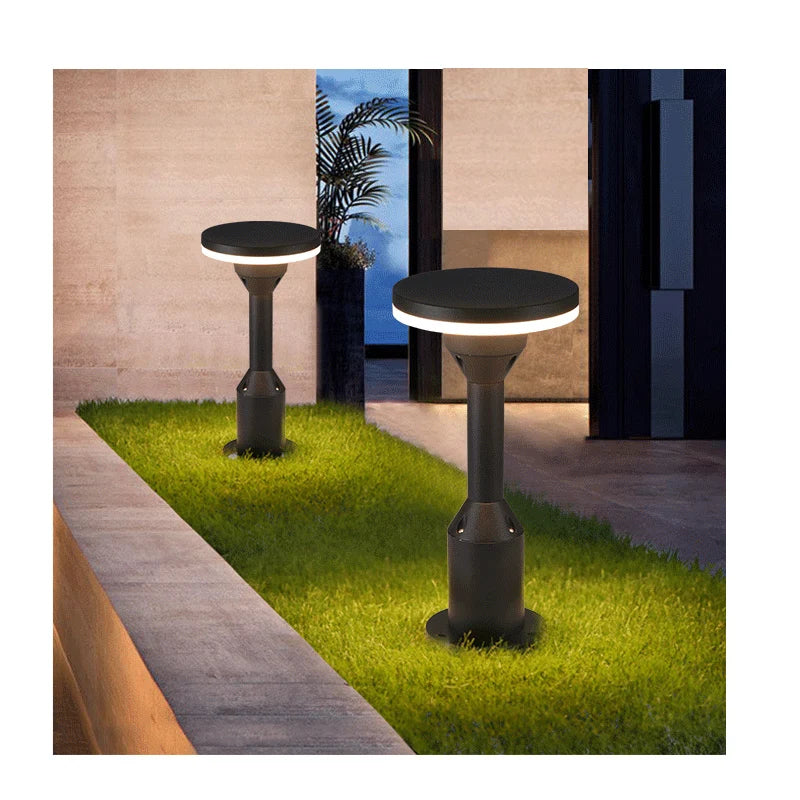 2022 customization column light waterproof lawn lamp courtyard outdoor floor landscape lamp LED Pillar lamp - vue 4 sur 8