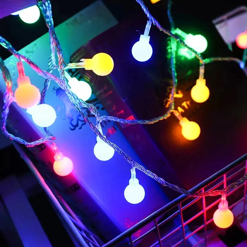 guirlande lumineuse led 10 m pour mariage jardin et décoration extérieure - vue 4 sur 9