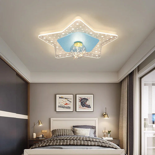 plafonnier moderne romantique pour chambre d'enfant chaleureux - vue 5 sur 8