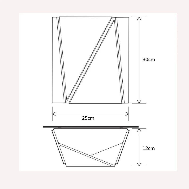 applique murale en noyer design japonais en bois massif - vue 7 sur 7