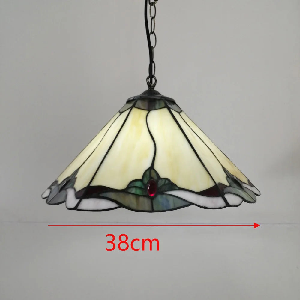 lustre tiffany vitrail style méditerranéen pour intérieur élégant - vue 17 sur 22