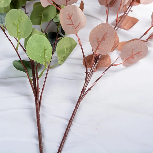 plantes artificielles eucalyptus longues tiges pour décoration automnale - vue 8 sur 9