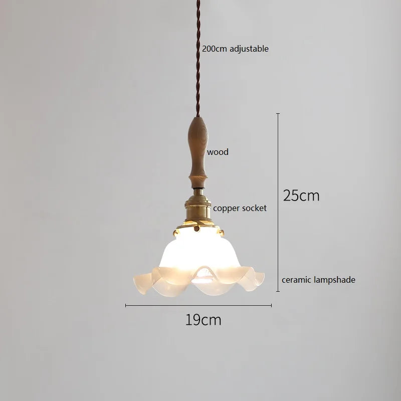 Suspension fleur en céramique moderne - vue 23 sur 30