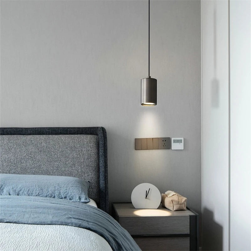 lustre en fer à LED design minimaliste pour intérieur moderne - vue 6 sur 8