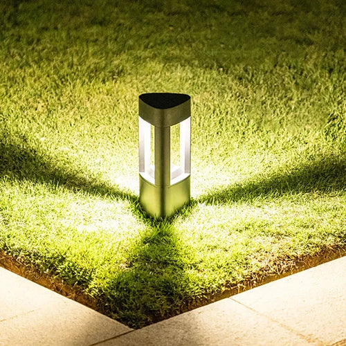 borne lumineuse led pour éclairage extérieur jardin terrasse et allée - vue 6 sur 13