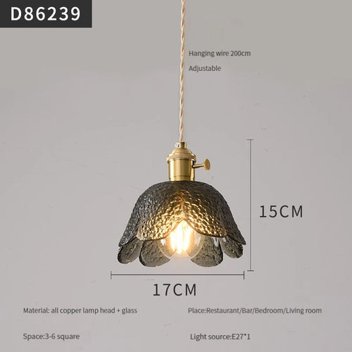 suspension moderne en laiton et verre pour intérieur - vue 29 sur 30