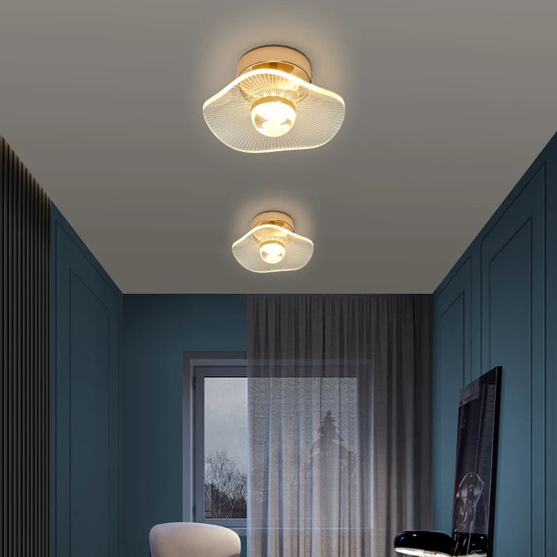 plafonnier led moderne nordique pour intérieur et balcon - vue 3 sur 13
