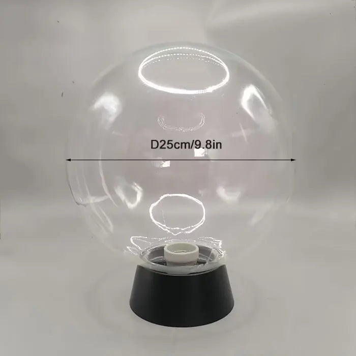 lampadaire extérieur globe noir pour éclairage de jardin et terrasse