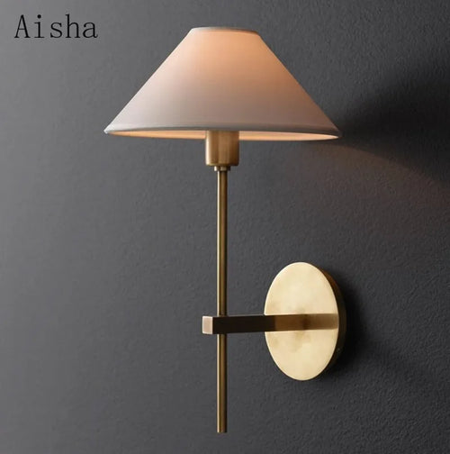 applique murale en tissu design pour éclairage intérieur moderne - vue 2 sur 8