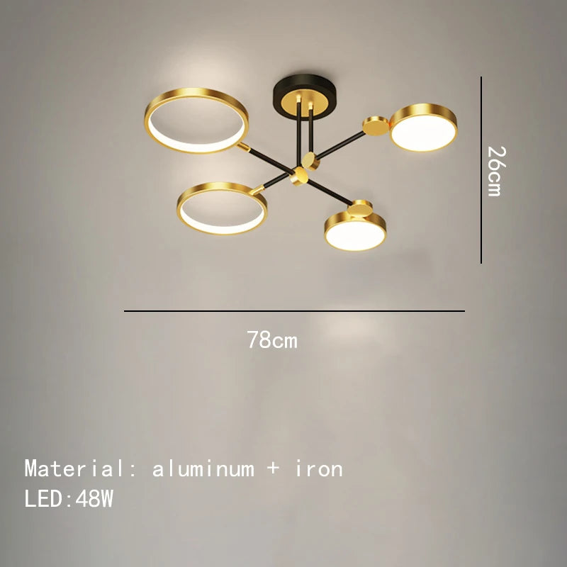 plafonnier led minimaliste 3 températures luminaire décoratif intérieur