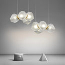 2024 Modern LED Chandelier Nordic Home Decoration  Club Front Desk Hanging Light Office Restaurant Ceiling Chandelier