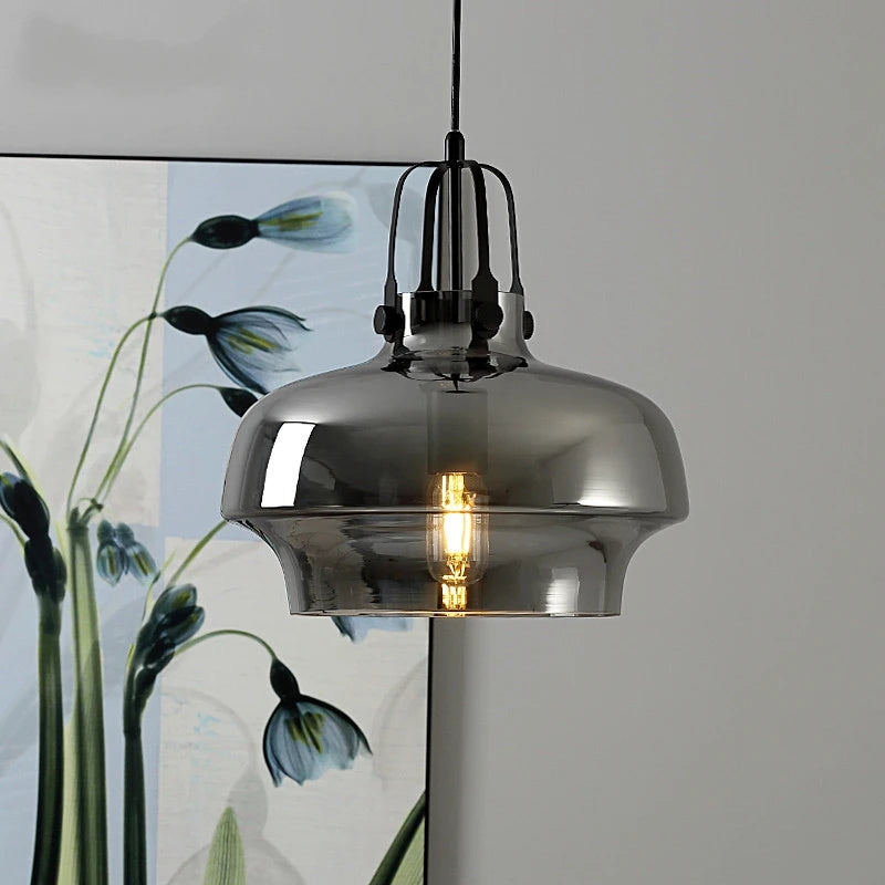 suspension en verre nordique pour décoration moderne de votre intérieur - vue 4 sur 9