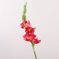 fleurs artificielles glaïeuls pour décoration de fête et bureau
