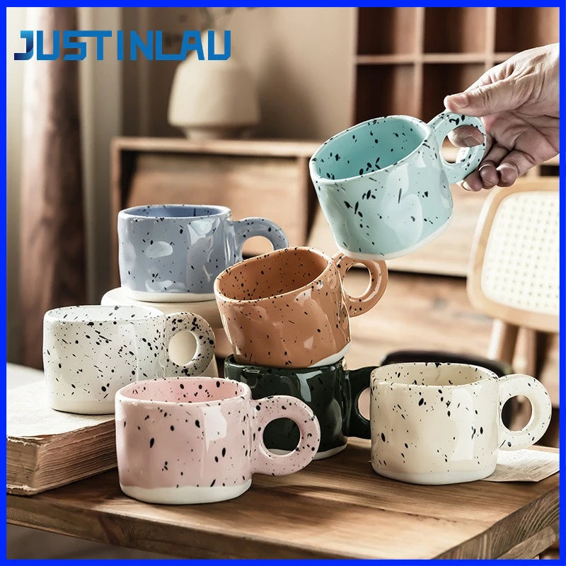 Mug céramique motif encre éclaboussée design 280ml