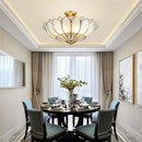 plafonnier led en cuivre design européen pour intérieur élégant