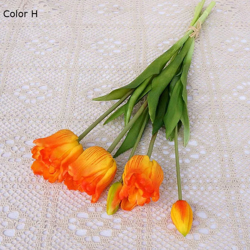 grandes tulipes baroques en silicone décoration de luxe pour événements - vue 14 sur 15