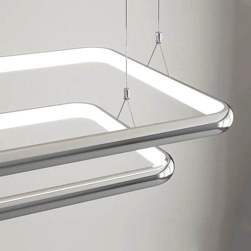 Lustre LED Chrome Perle Suspension