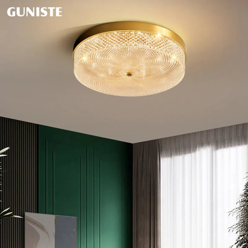 Plafonnier de chambre à coucher simple et moderne - vue 2 sur 9