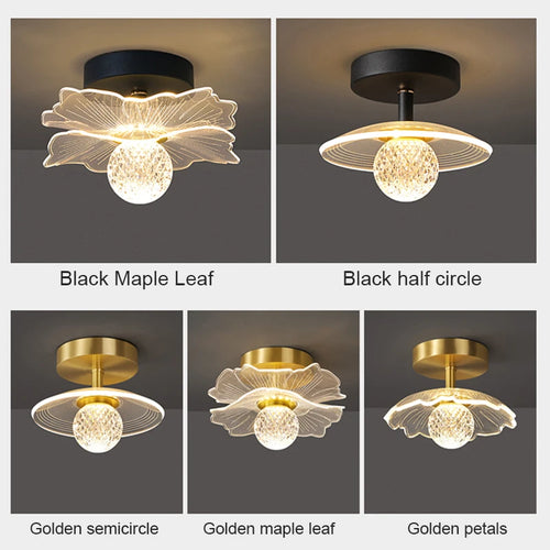 Plafonnier LED nordique éclairage intérieur de maison chambre chevet salon Table à manger couloir décoration
