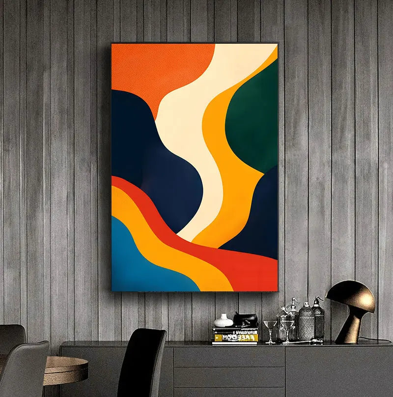 peinture abstraite pour décoration murale art esthétique