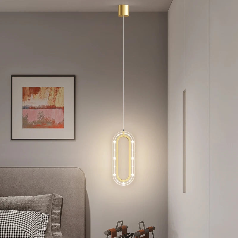 Suspension LED au design moderne et minimaliste
