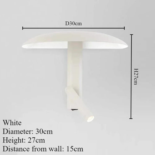 applique murale moderne rotative en métal design nordique lumière led