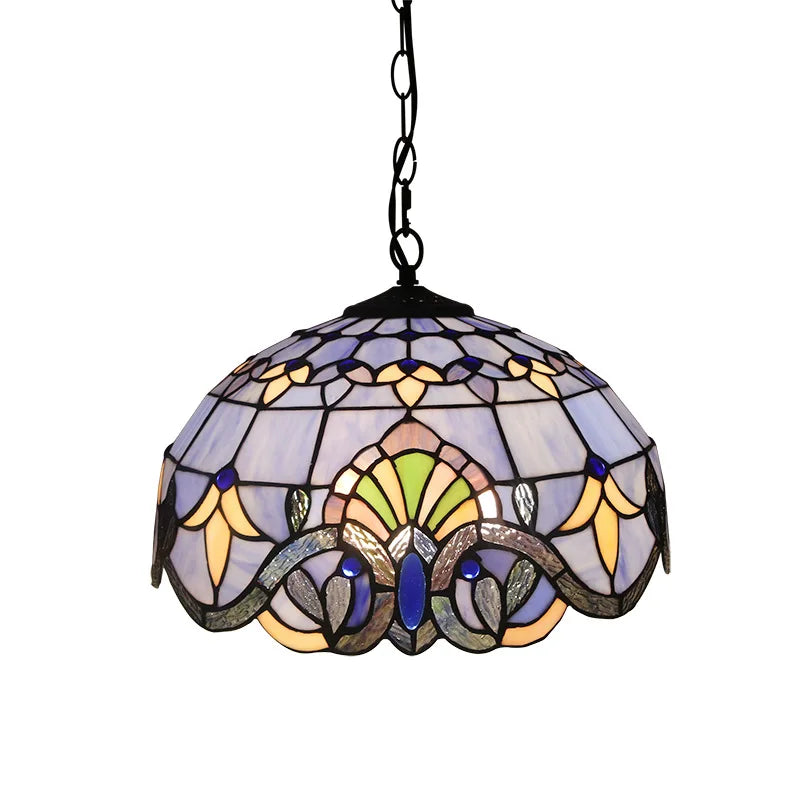 suspension en verre fait main style nordique paon décoration intérieure - vue 12 sur 14