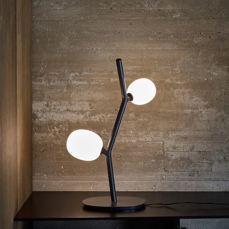 Lampe sur pied en verre de lierre au Design créatif nordique