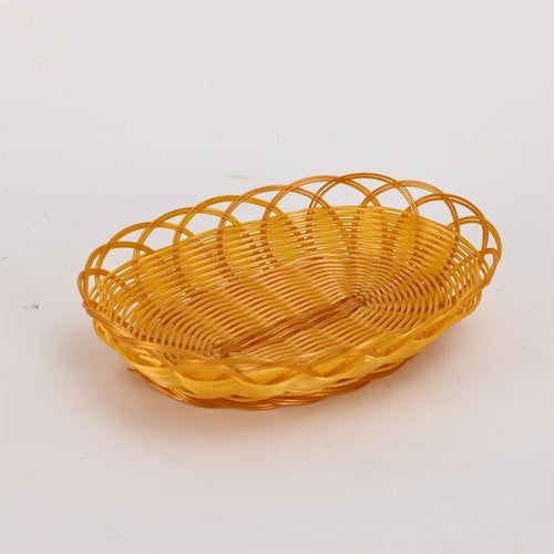 panier en rotin tissé pour fruits et aliments à la maison - vue 9 sur 10