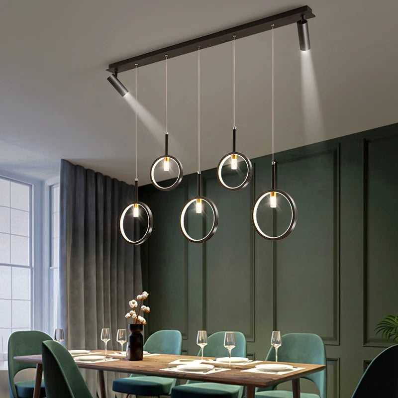 lustre led décoratif pour intérieur éclairage plafond - vue 3 sur 14