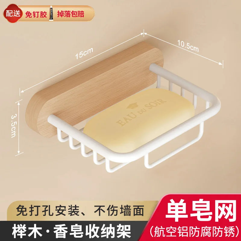 étagère murale en bois pour rangement de savon