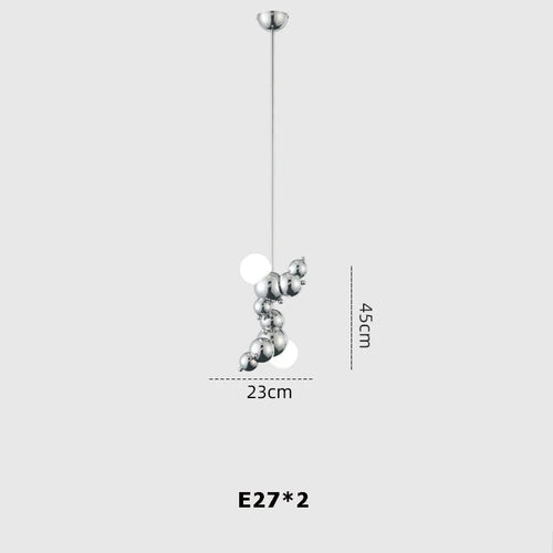 suspension artistique à led à intensité variable pour décoration intérieure