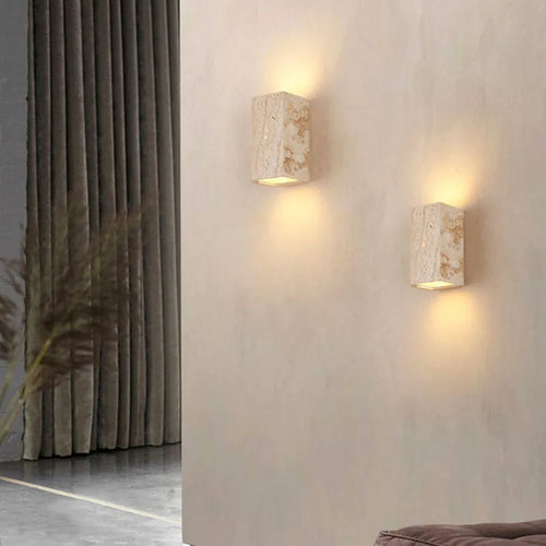 Applique murale led créative cuboïde 3000k pour escaliers allée - vue 2 sur 8