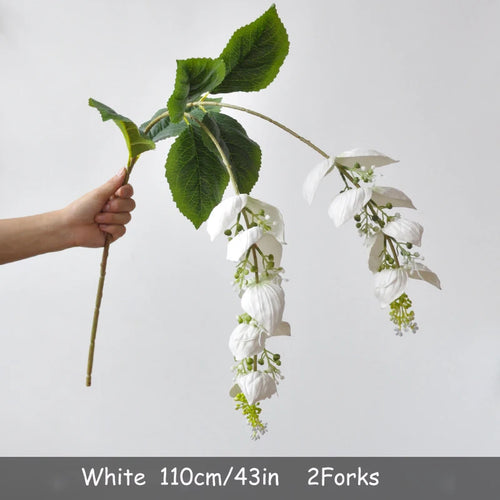 fleurs artificielles tropicales medinilla magnifica pour décoration intérieure - vue 7 sur 9