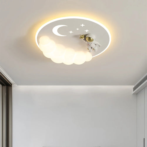 lustre led moderne avec télécommande pour décoration intérieure - vue 2 sur 18