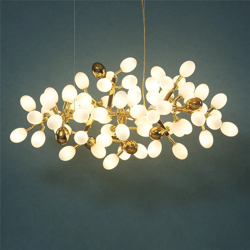 lustre moderne en or en forme de raisin pour intérieur élégant - vue 2 sur 11