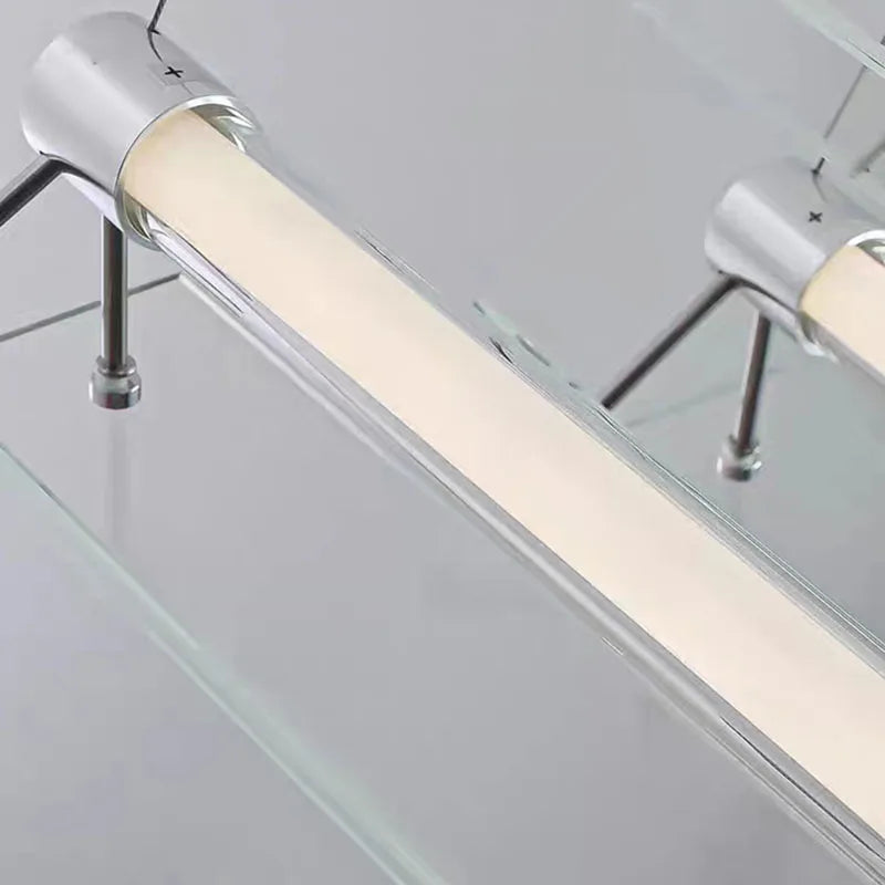 suspension en verre avec fil métallique réglable
