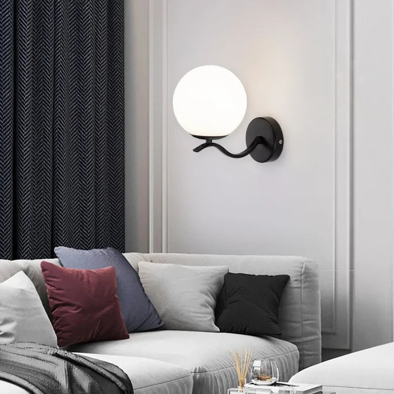 applique murale métal minimaliste verre - vue 4 sur 10