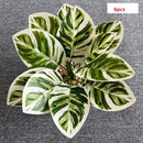 feuilles de phénix artificielles décoration verte en plastique